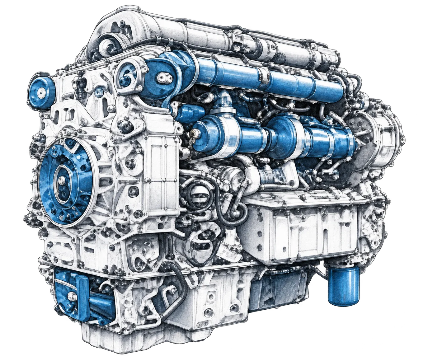 Motore per veicoli industriali