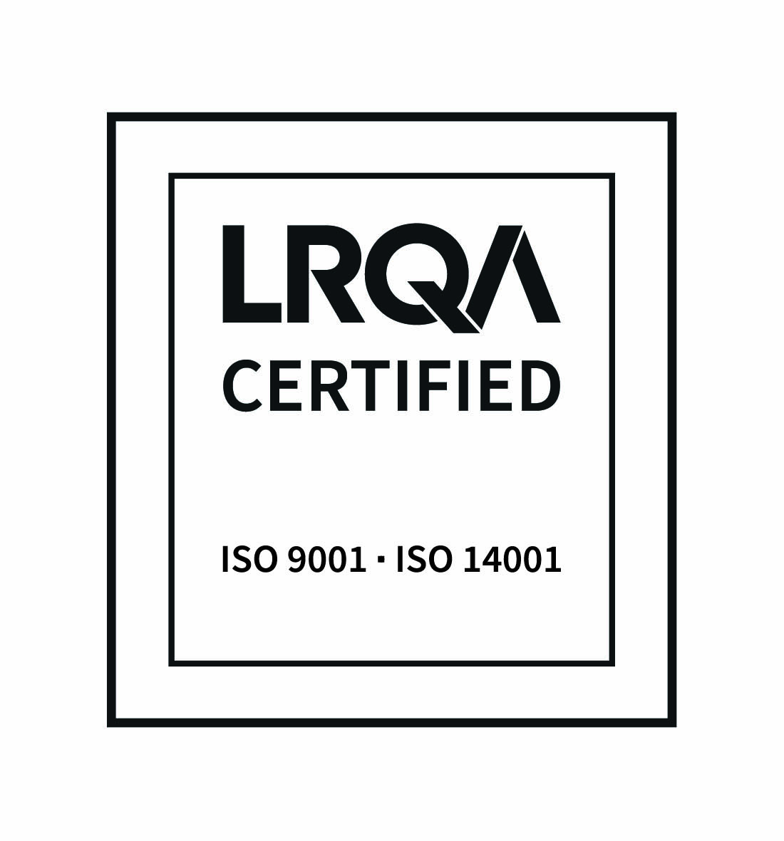 ISO 9001; ISO 14001 - CMYK